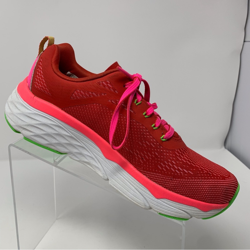 Skechers Max Cushioning Elite Spark Red and Pink Size 10 - Picture 4 of 16